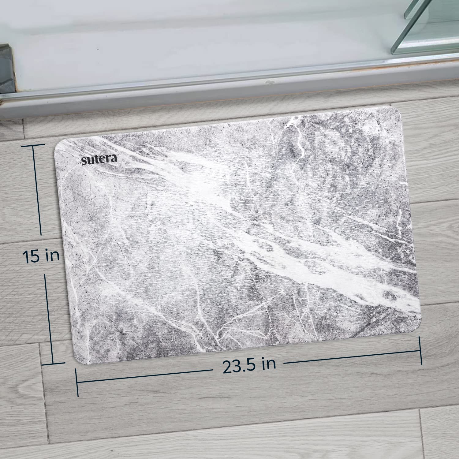 Quick-Dry Stone Bath Mat - Diatomaceous Earth - Latest Technology